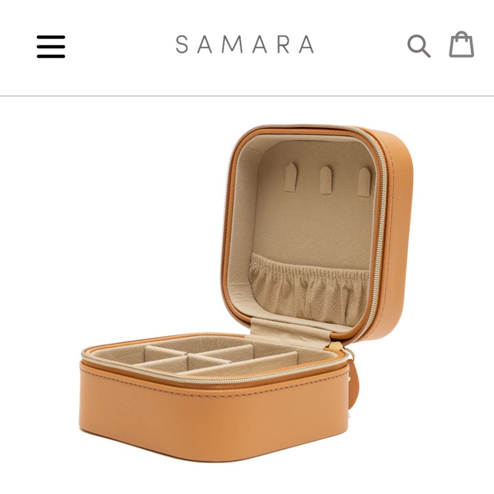 Samara Vegan Leather Jewelry Box